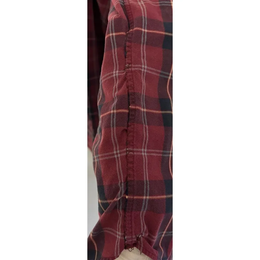 POLO By RALPH LAUREN BLAKE Shirt Long Sleeve Large Plaid DISTRESSED Read - Picture 9 of 9